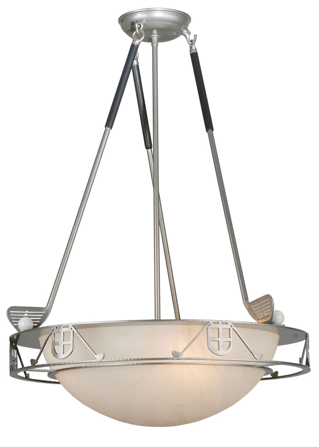 Meyda Tiffany Golf 113230 Pendant Light - Chrome