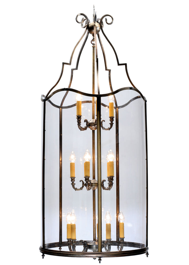 Meyda Tiffany Lighting 113907 Sanctuary 15 Light Pendant Decor Bronze / Dark