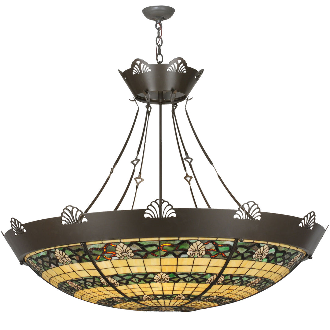 Meyda Tiffany Shell And Ribbon 113950 Pendant Light - Timeless Bronze