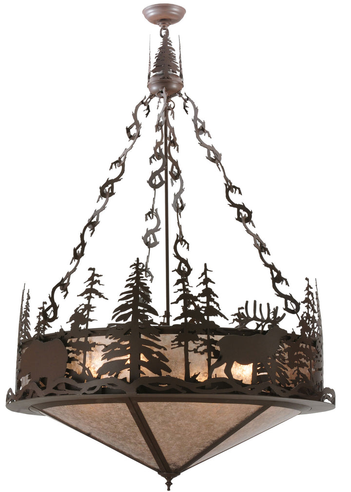 Meyda Tiffany Wildlife At Dusk 114448 Pendant Light - Cafe-Noir
