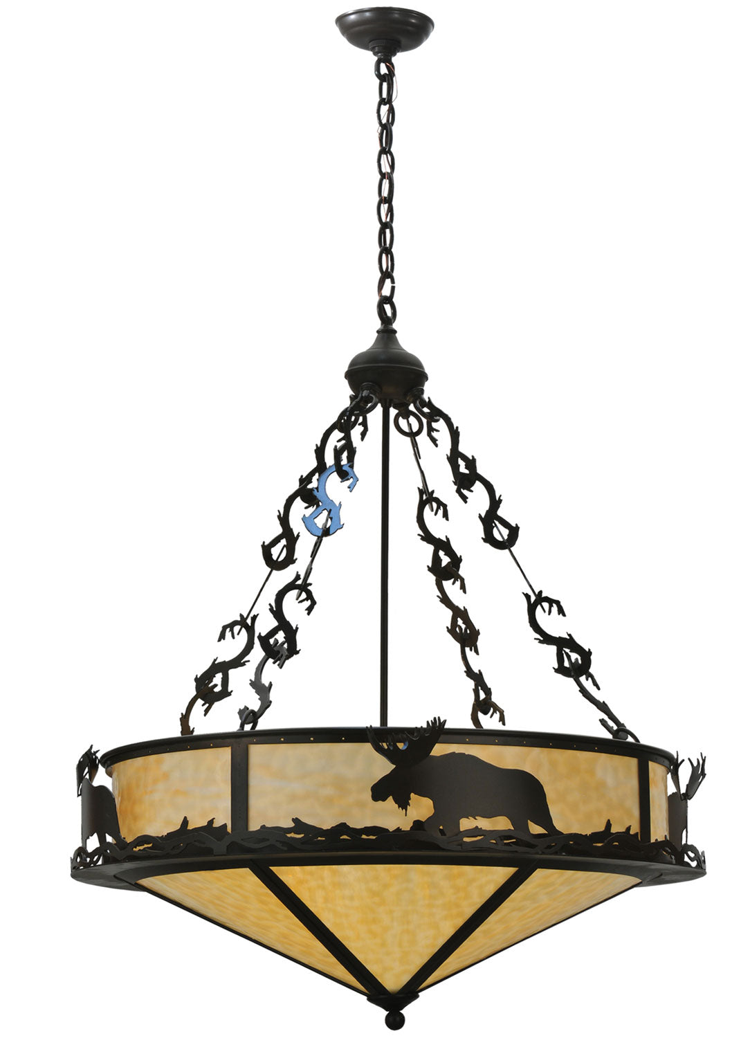 Meyda Tiffany Lone Moose 115033 Pendant Light - Timeless Bronze