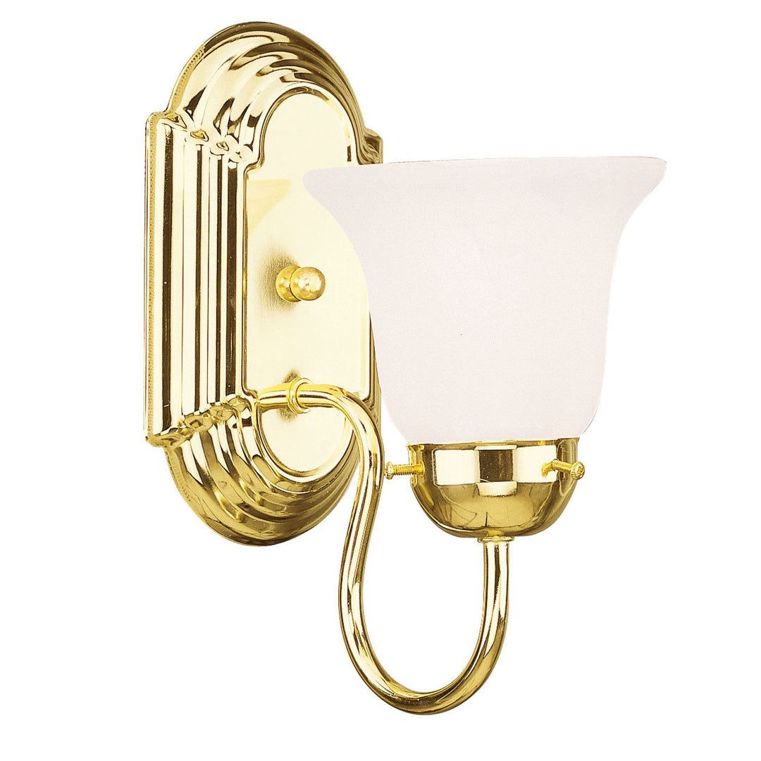 Livex Rivera 1071-02 Wall Sconce Light - Polished Brass