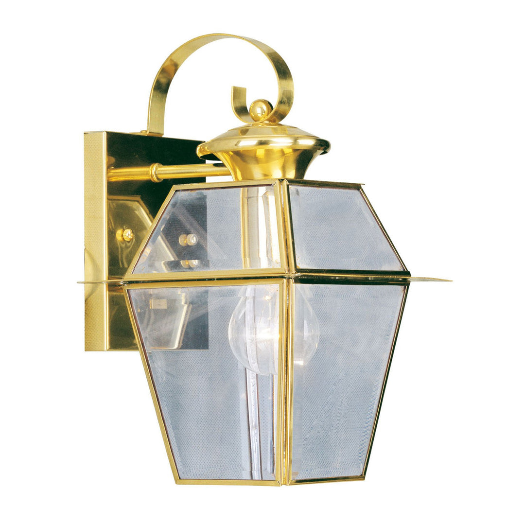 Livex Lighting 2181-02  Westover Outdoor Polished Brass