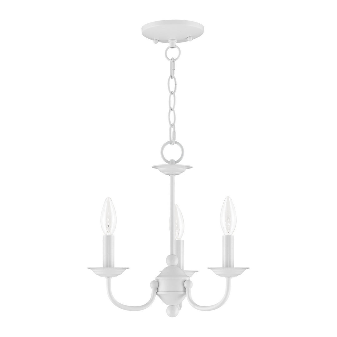 Livex Home Basics 4153-03 Chandelier Light - White