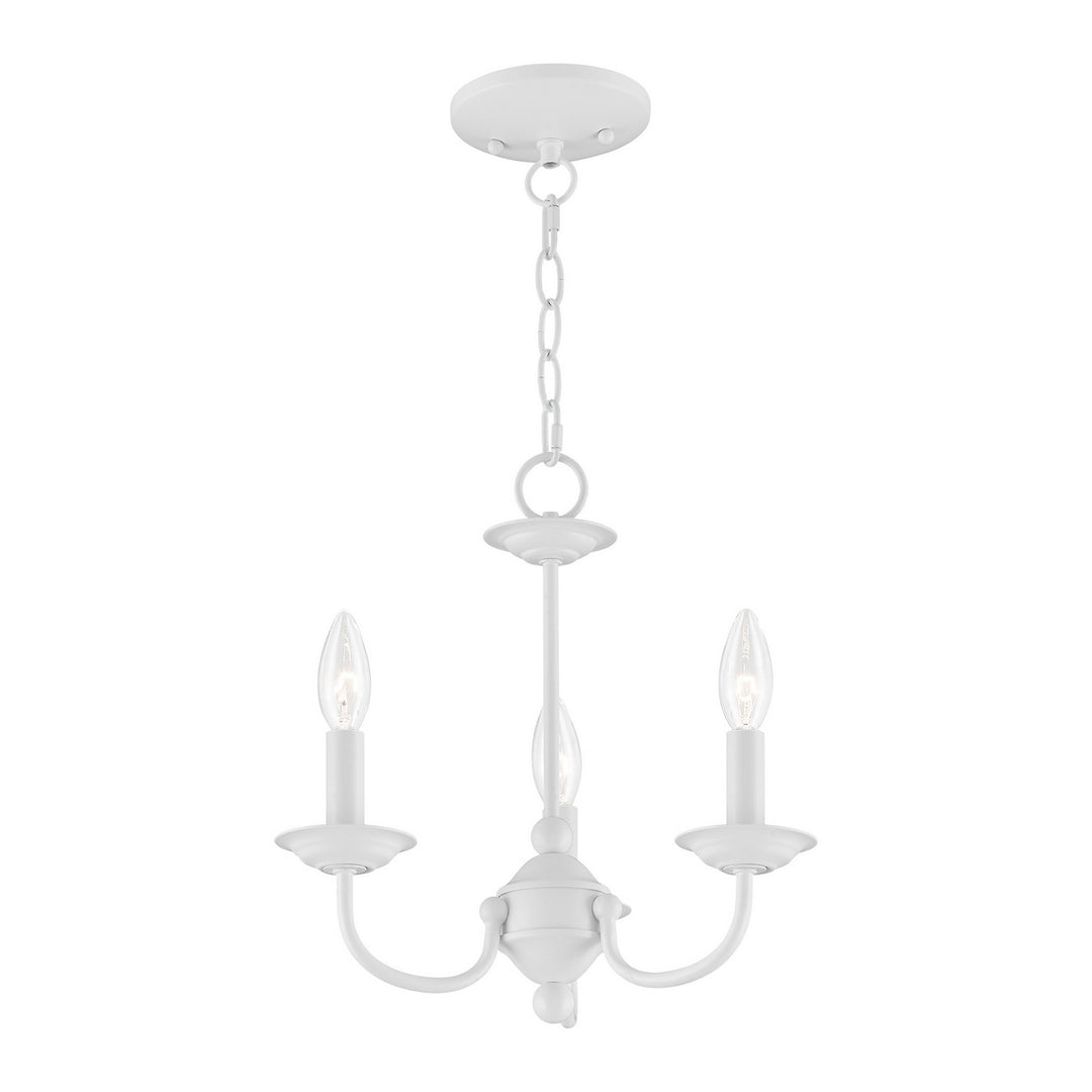 Livex Home Basics 4153-03 Chandelier Light - White