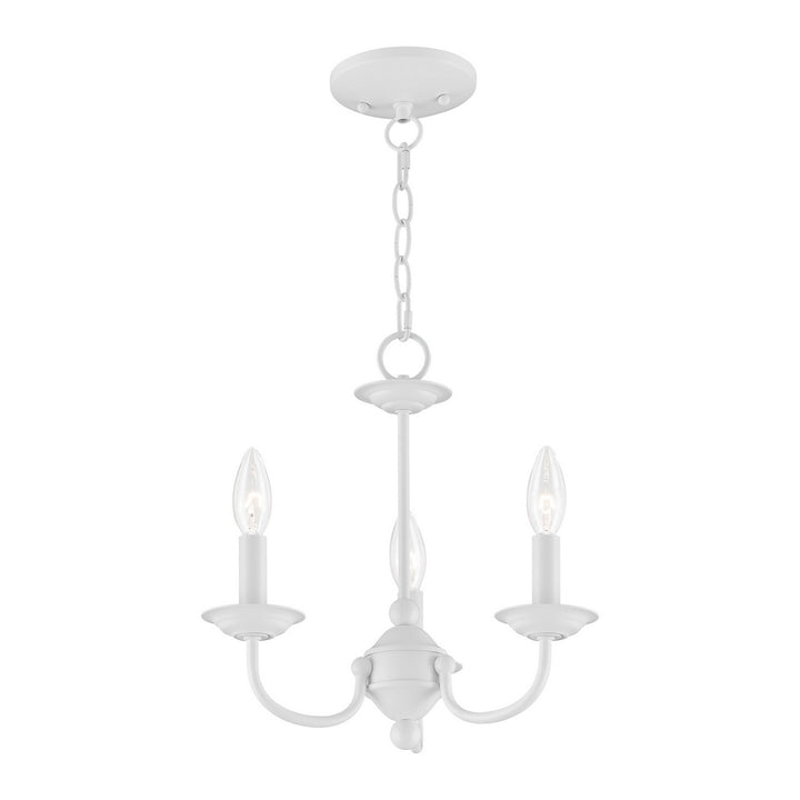 Livex Home Basics 4153-03 Chandelier Light - White