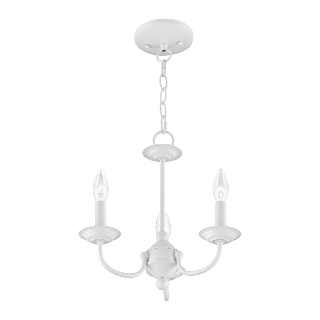 Livex Home Basics 4153-03 Chandelier Light - White