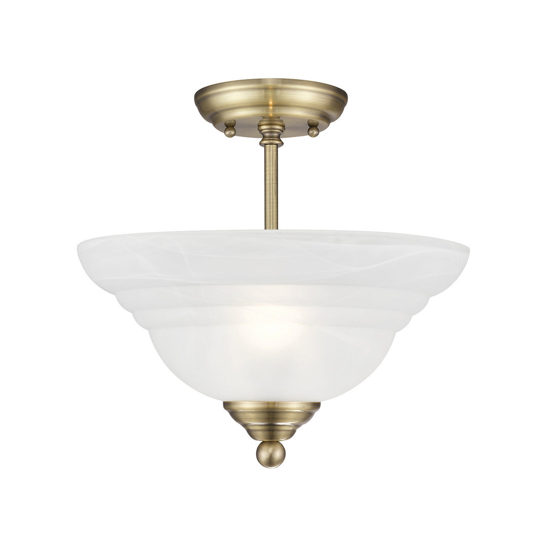 Livex North Port 4259-01 Ceiling Light - Antique Brass