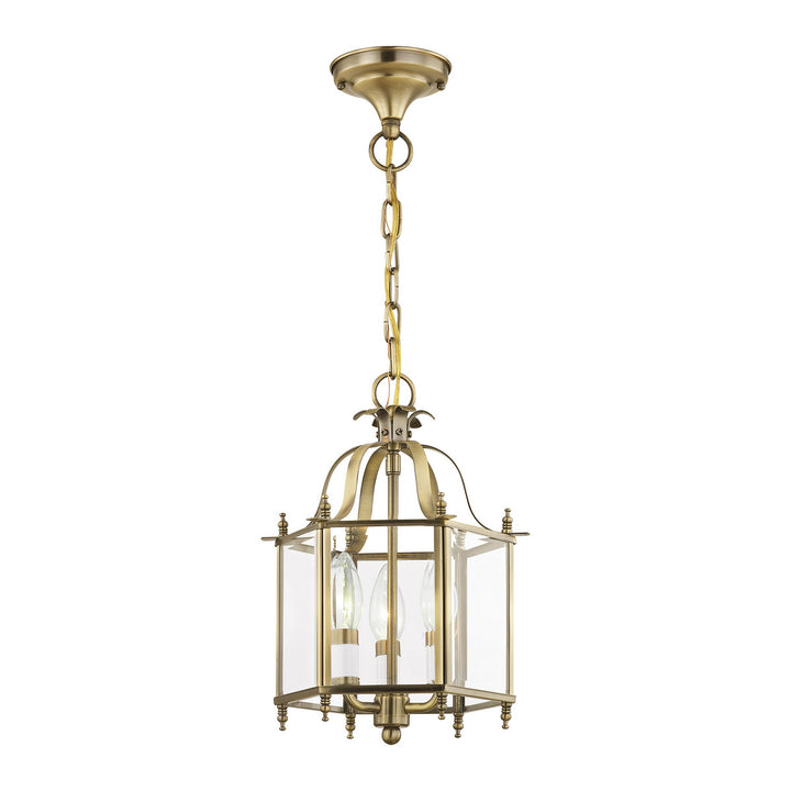 Livex Livingston 4403-01 Pendant Light - Antique Brass