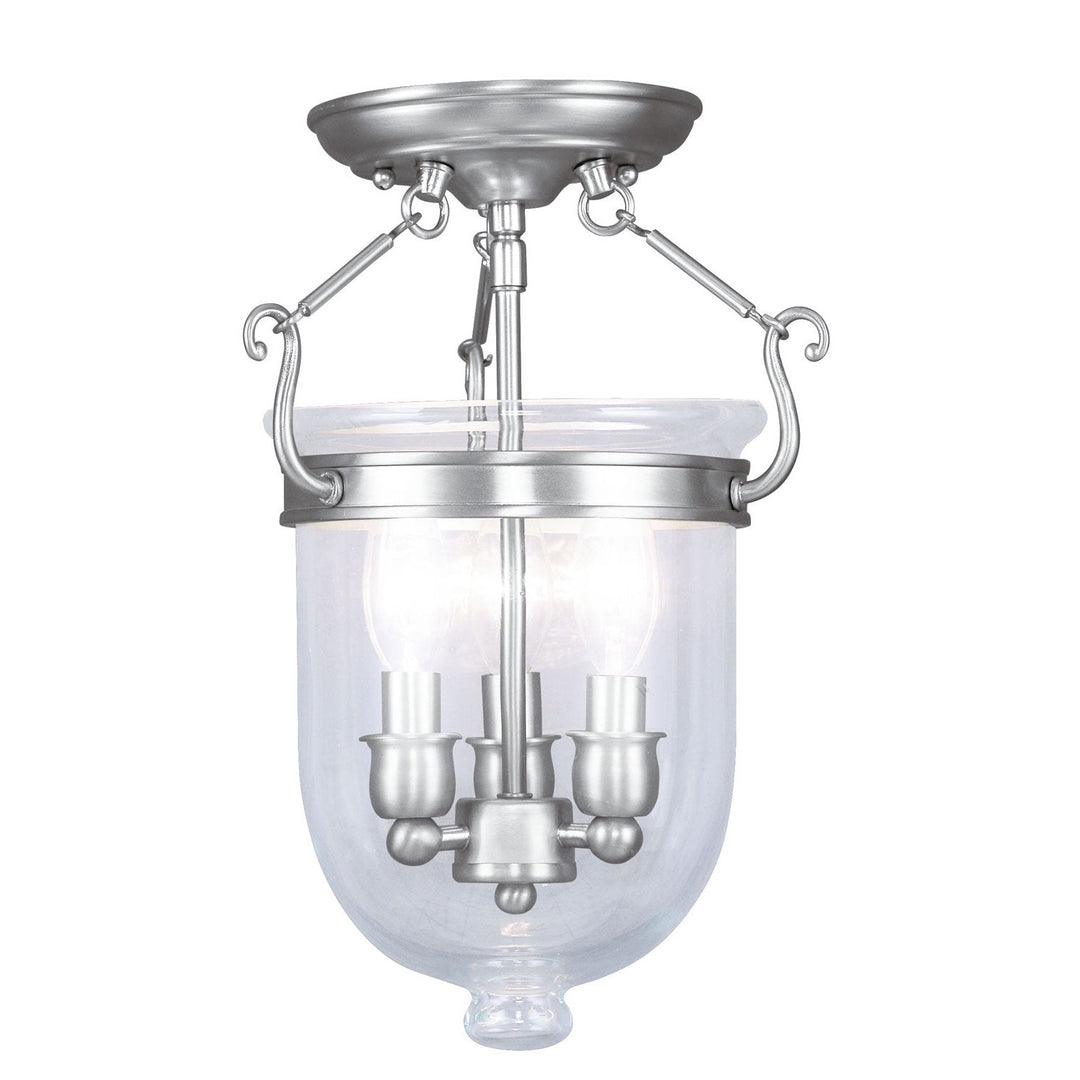 Livex Jefferson 5061-91 Pendant Light - Brushed Nickel