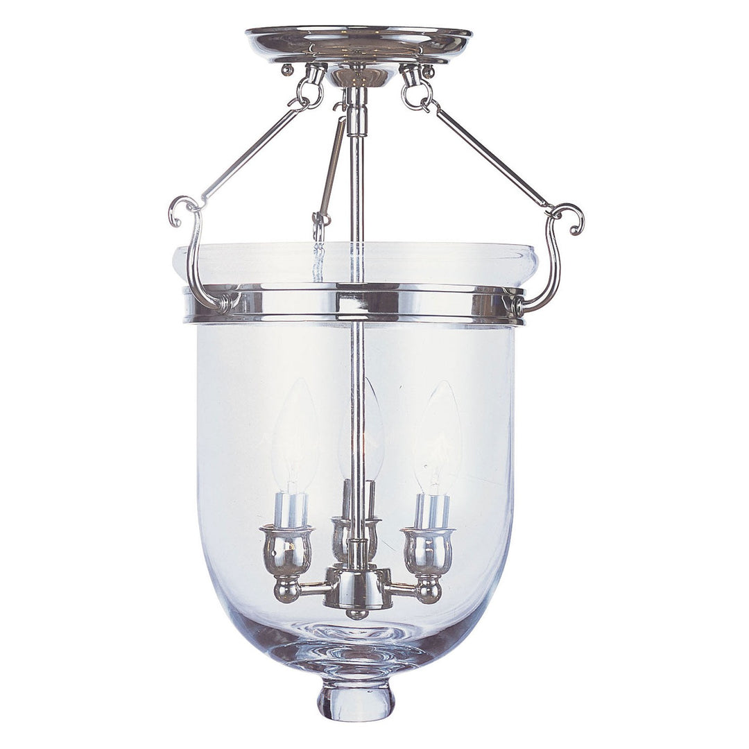 Livex Jefferson 5062-35 Pendant Light - Polished Nickel