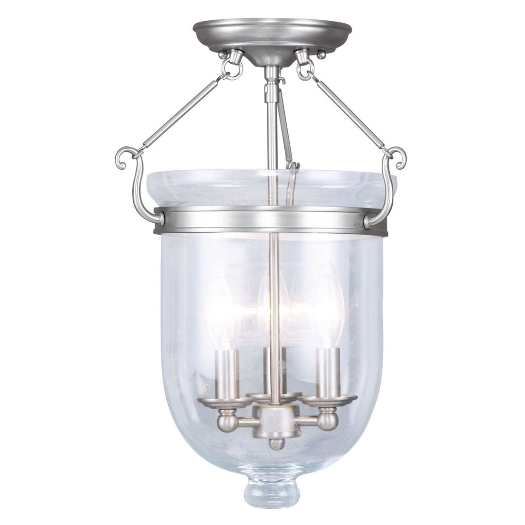 Livex Jefferson 5062-91 Pendant Light - Brushed Nickel