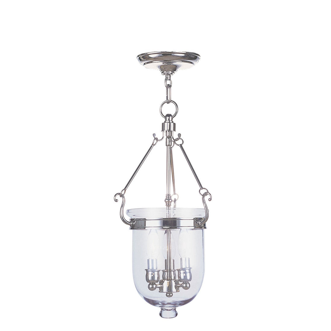 Livex Jefferson 5063-35 Pendant Light - Polished Nickel