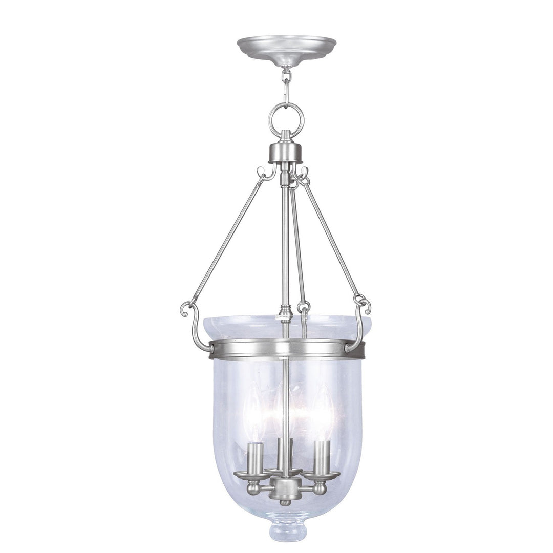 Livex Jefferson 5064-91 Pendant Light - Brushed Nickel