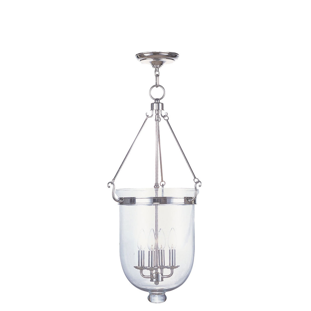 Livex Jefferson 5065-35 Pendant Light - Polished Nickel