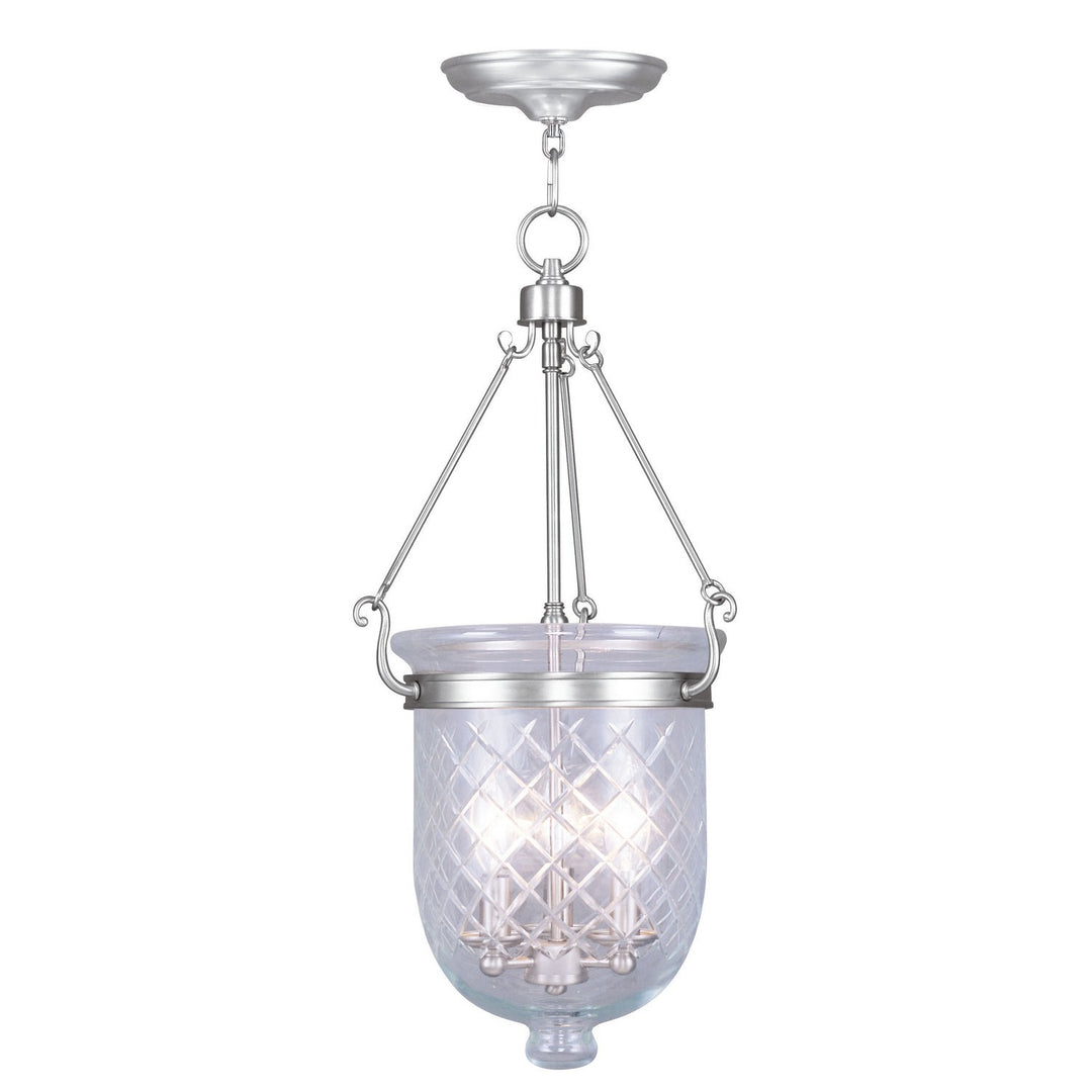 Livex Jefferson 5074-91 Pendant Light - Brushed Nickel