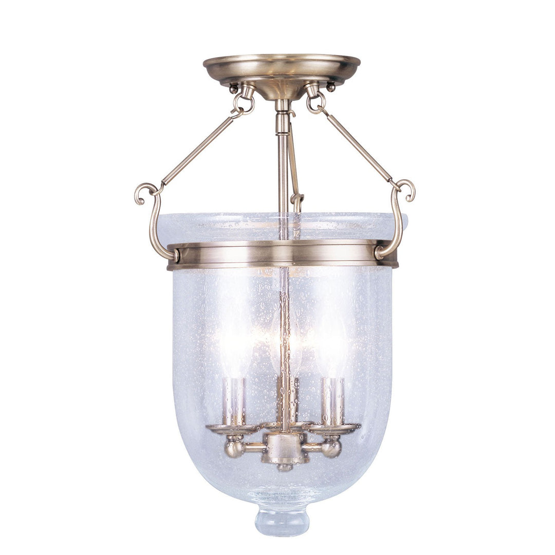Livex Jefferson 5082-01 Pendant Light - Antique Brass