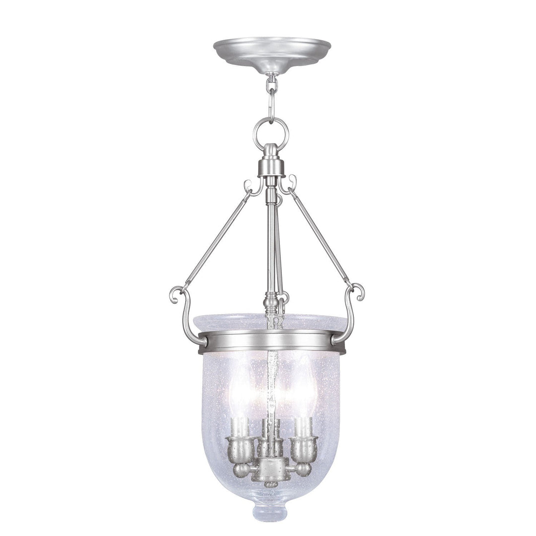 Livex Jefferson 5083-91 Pendant Light - Brushed Nickel