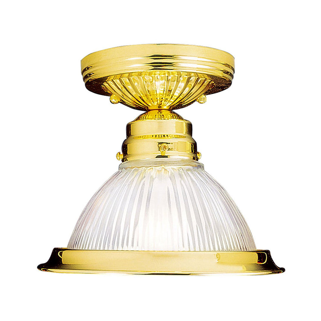 Livex Home Basics 6006-02 Ceiling Light - Polished Brass