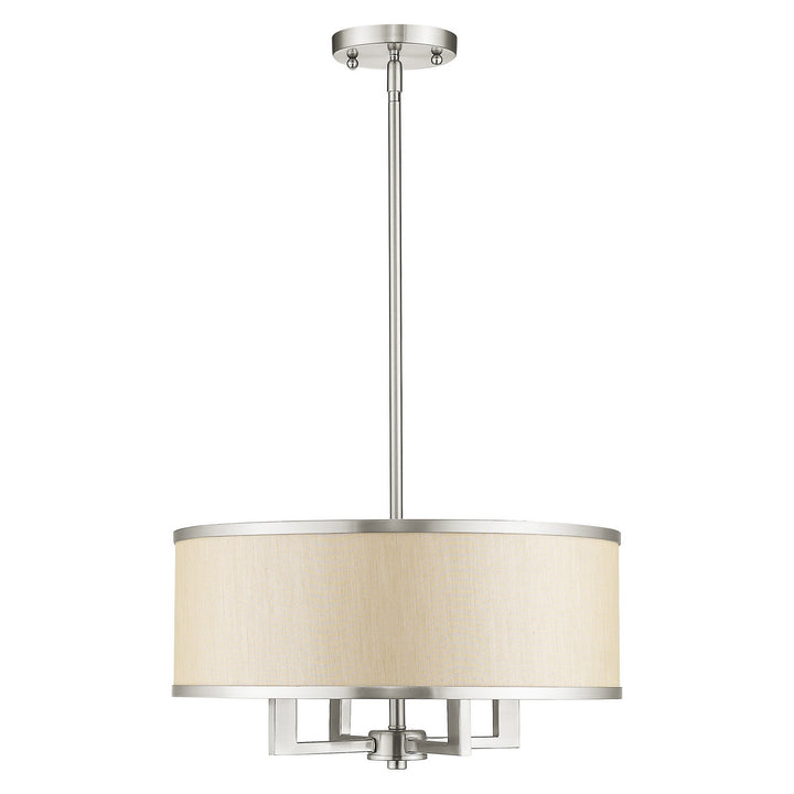 Livex Park Ridge 6294-91 Chandelier Light - Brushed Nickel