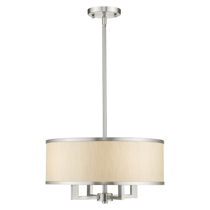 Livex Park Ridge 6294-91 Chandelier Light - Brushed Nickel