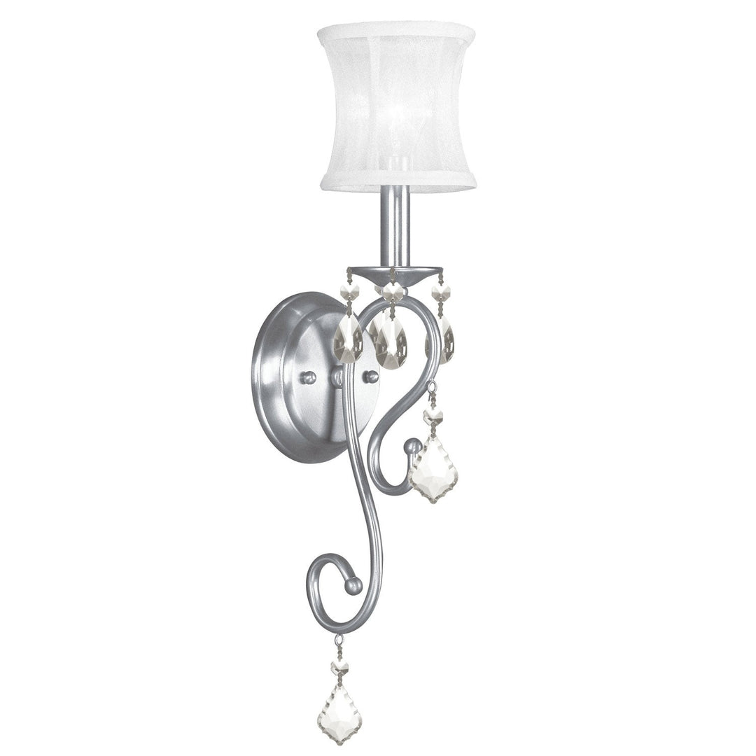 Livex Newcastle 6301-91 Wall Sconce Light - Brushed Nickel