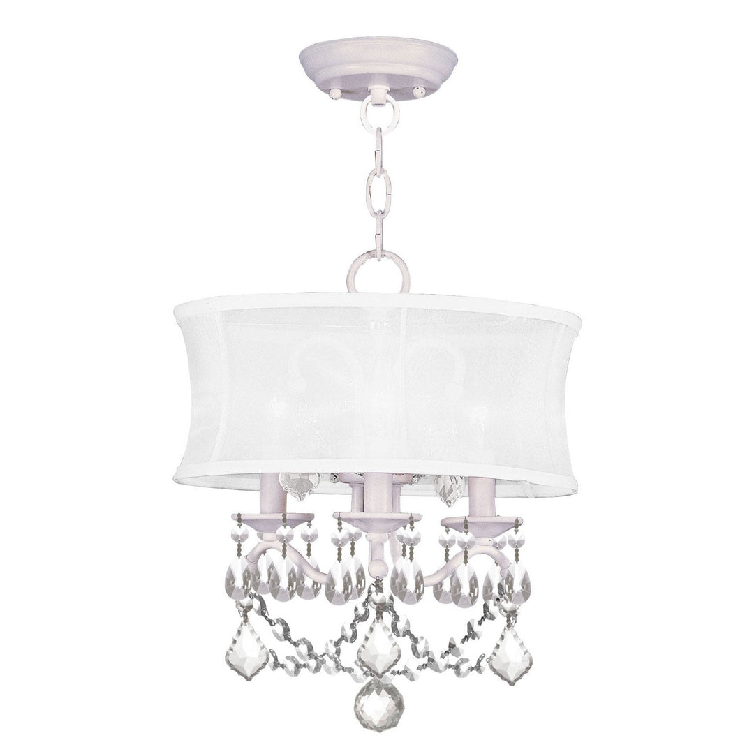 Livex Newcastle 6303-03 Chandelier Light - White