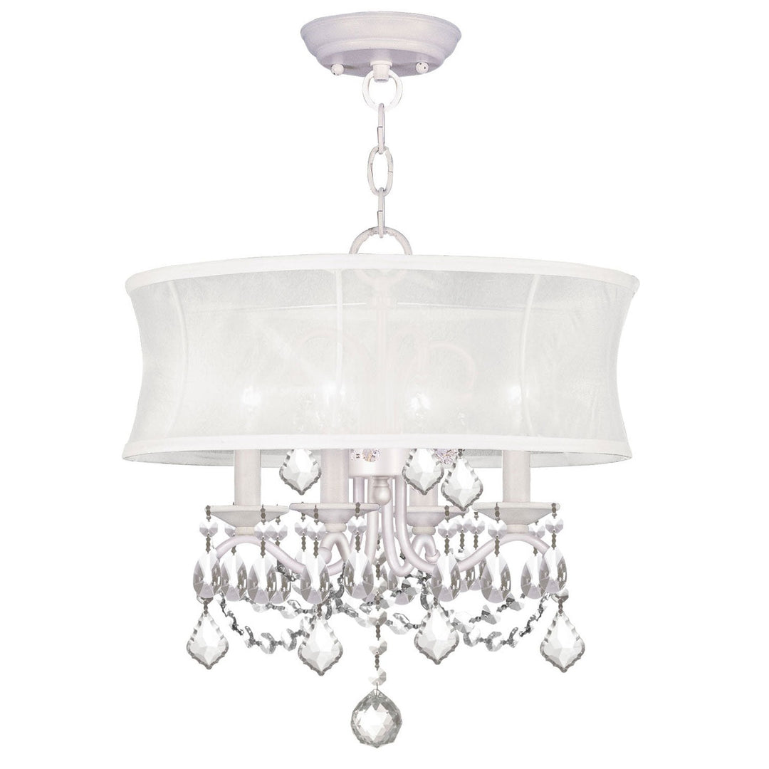 Livex Newcastle 6304-03 Chandelier Light - White