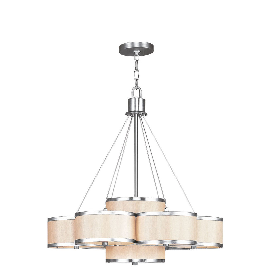 Livex Park Ridge 6346-91 Chandelier Light - Brushed Nickel