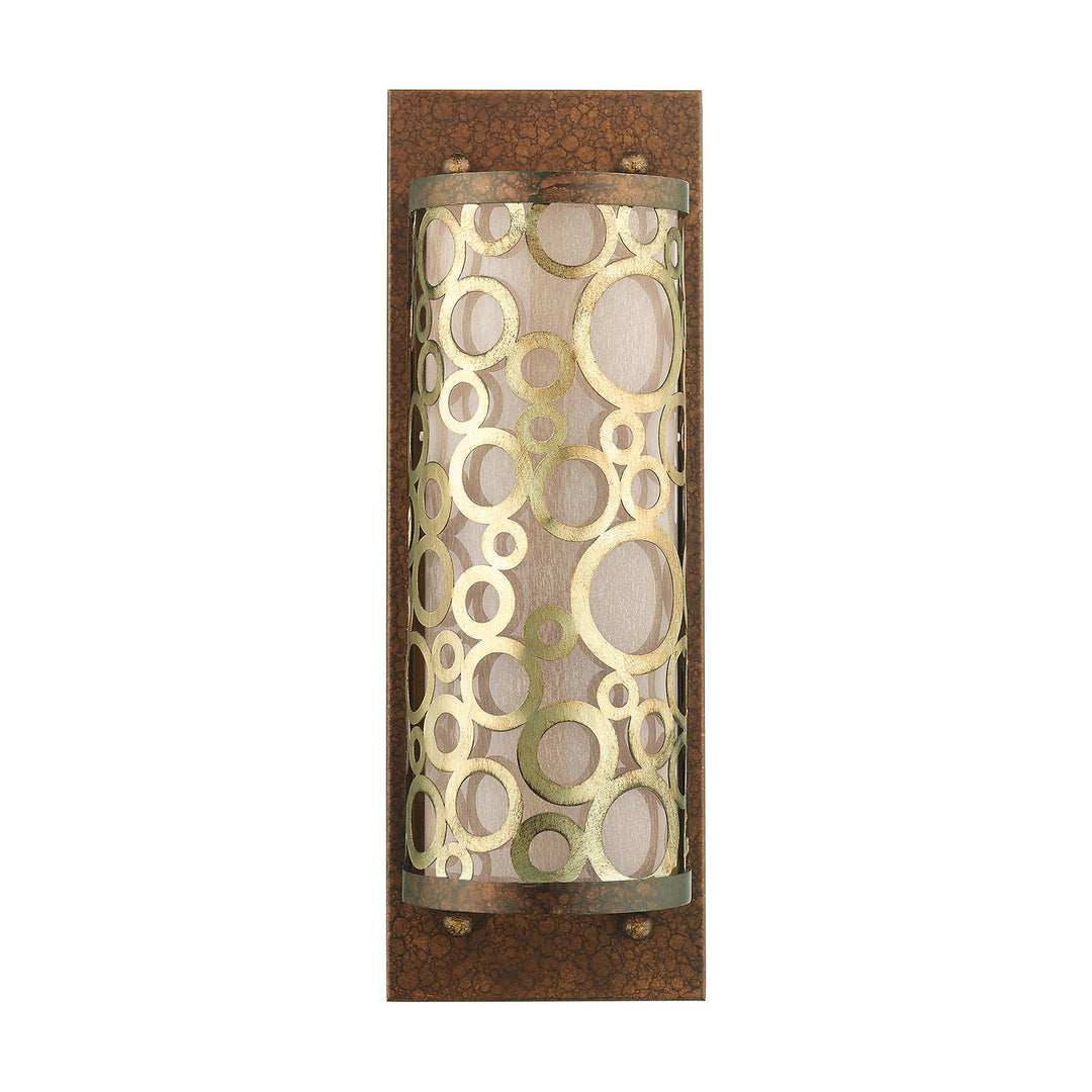 Livex Avalon 8684-64 Wall Sconce Light - Hand Applied Palacial Bronze w/ Gildeds