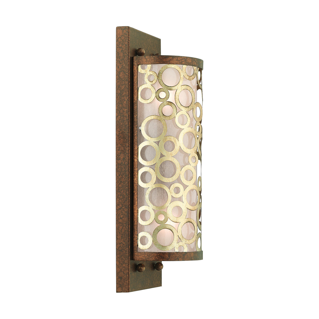 Livex Avalon 8684-64 Wall Sconce Light - Hand Applied Palacial Bronze w/ Gildeds