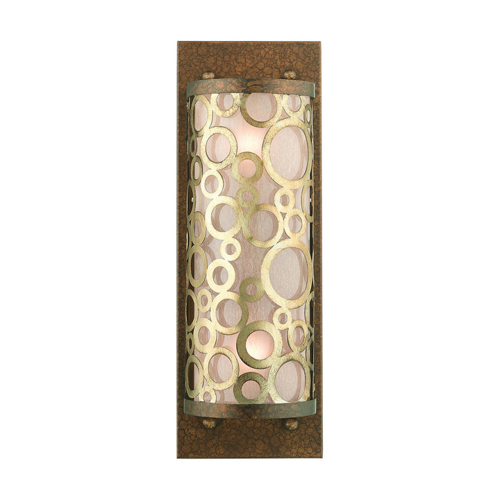 Livex Avalon 8684-64 Wall Sconce Light - Hand Applied Palacial Bronze w/ Gildeds