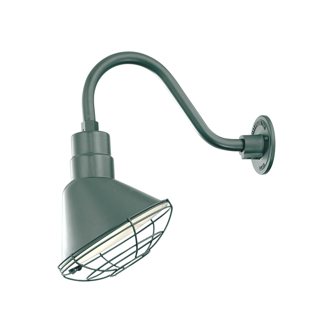 Millennium Lighting RAS10-SG R Series One Light Pendant Outdoor Verde