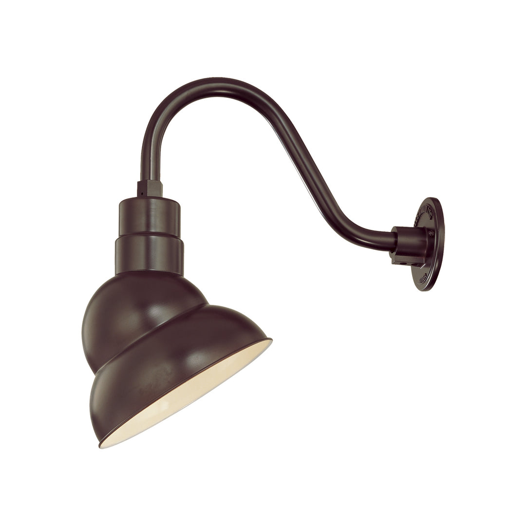 Millennium Lighting RES10-ABR R Series One Light Pendant Utility Light Bronze / Dark