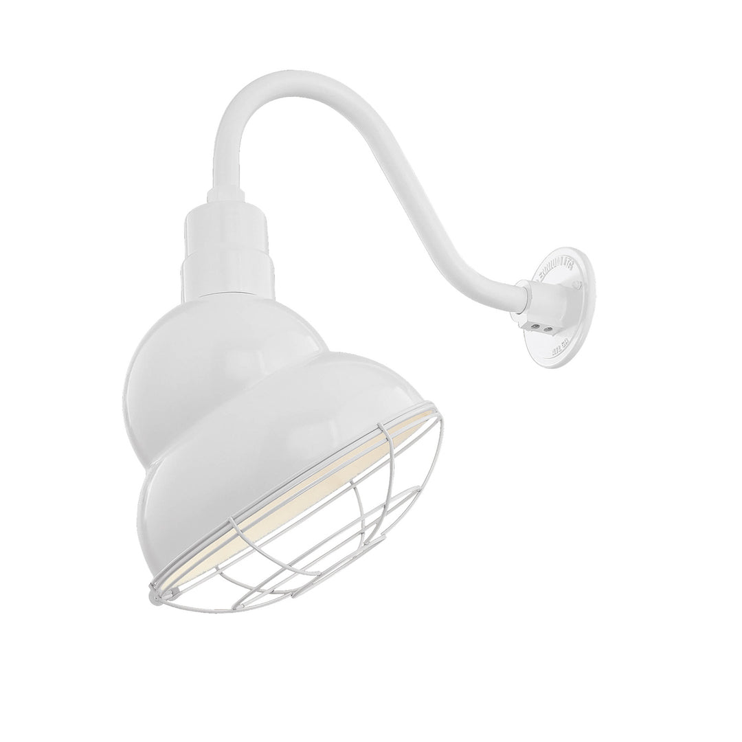 Millennium Lighting RES12-WH R Series One Light Pendant Utility Light White