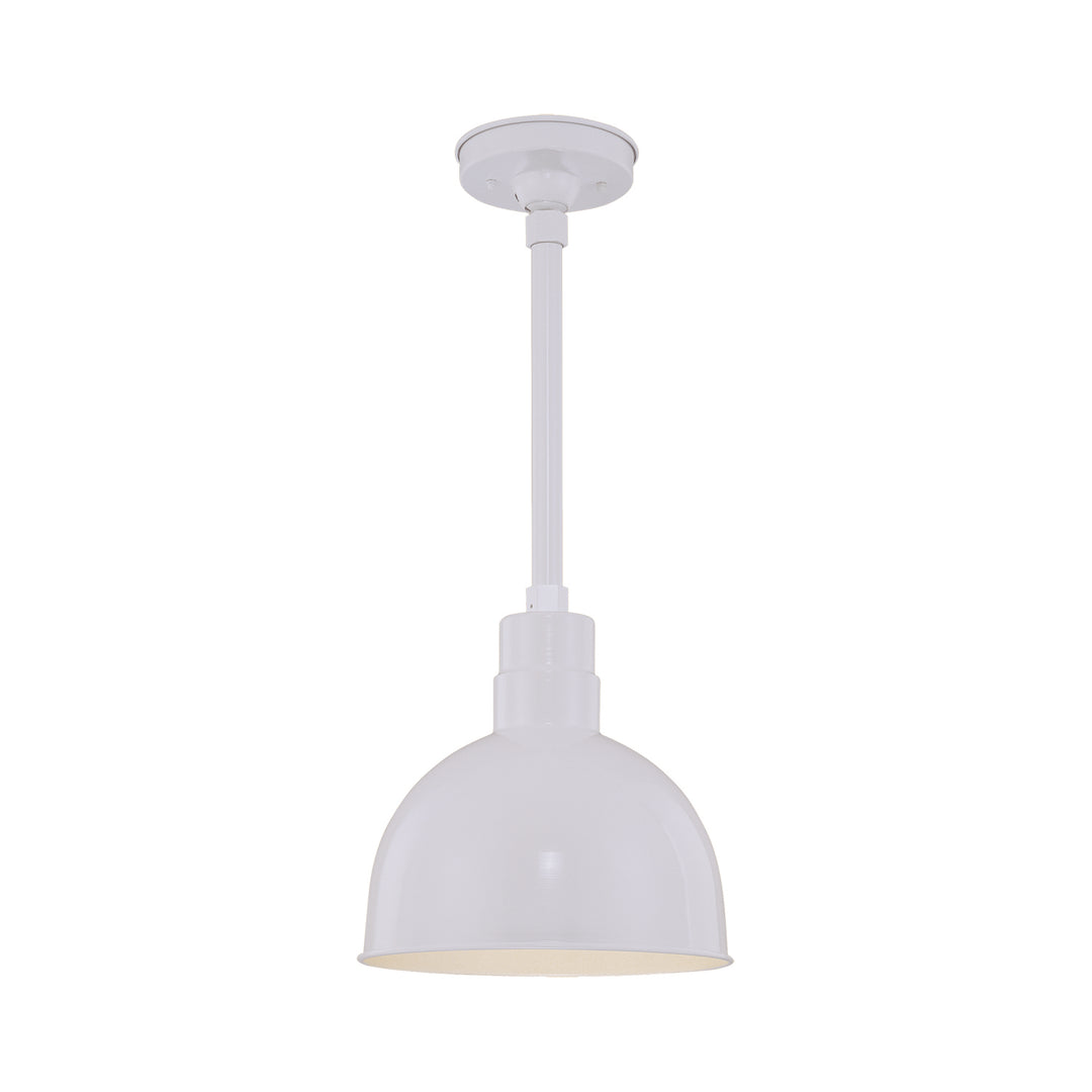 Millennium Lighting RDBS12-WH R Series One Light Pendant Utility Light White