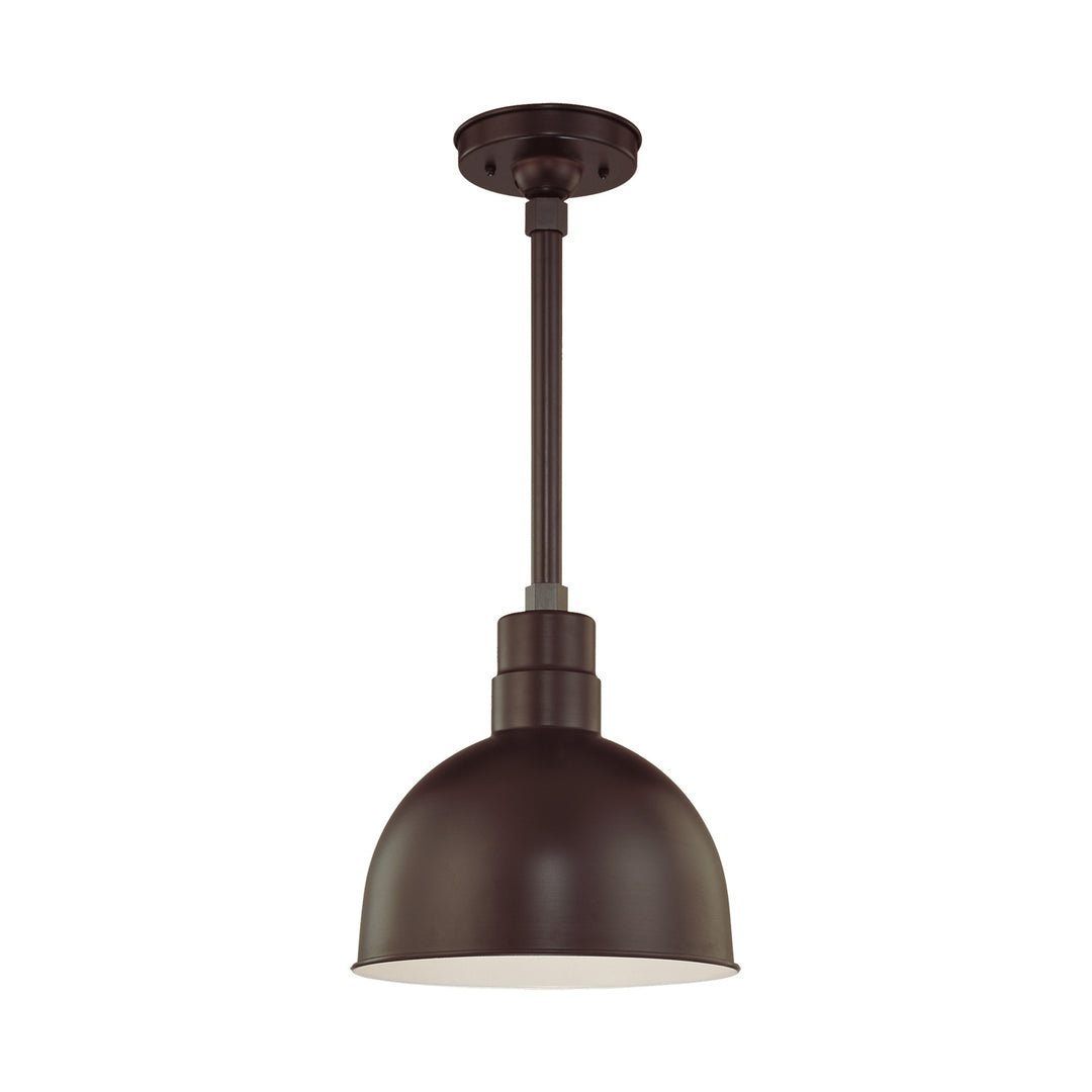 Millennium Lighting RDBS12-ABR R Series One Light Pendant Utility Light Bronze / Dark