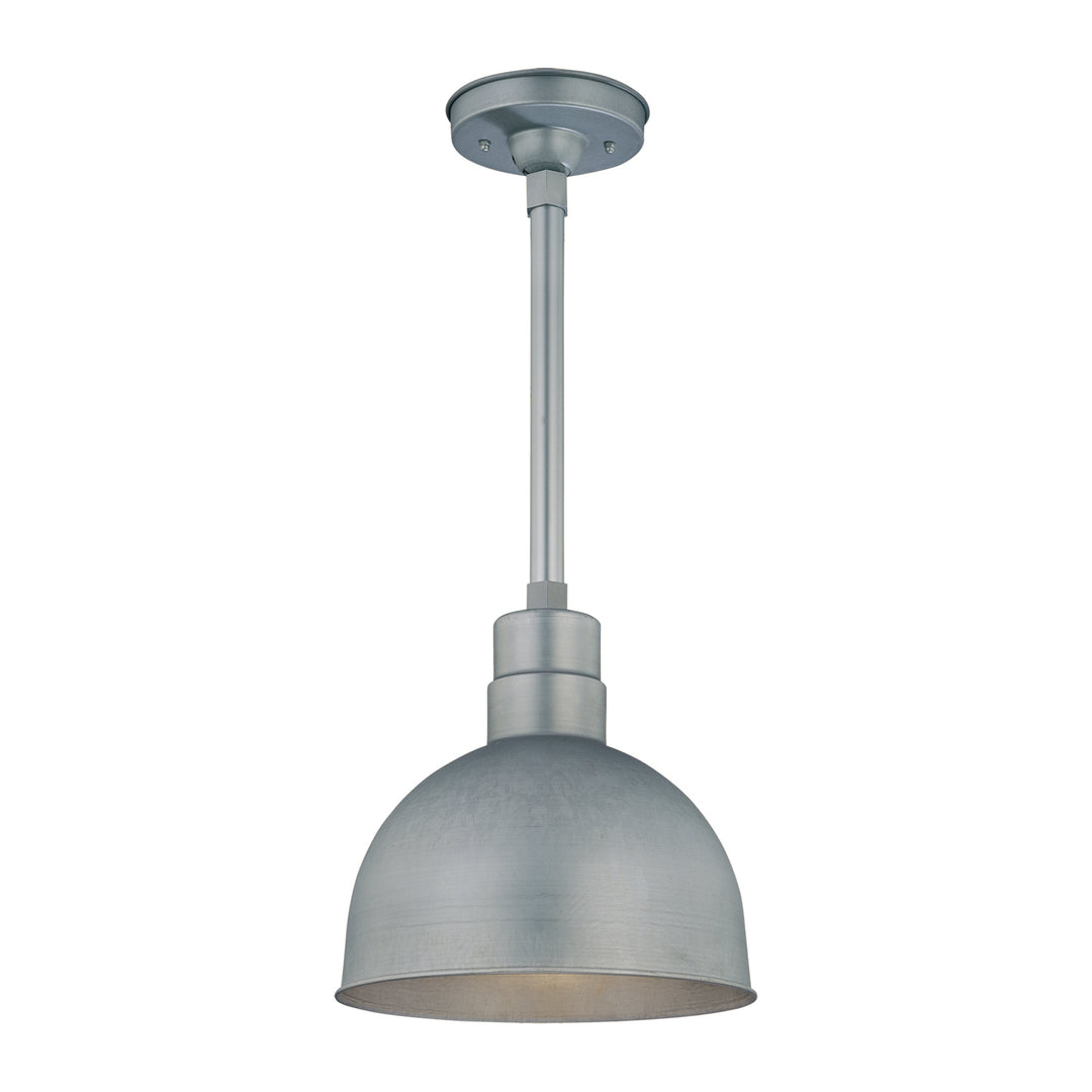 Millennium Lighting RDBS12-GA R Series One Light Pendant Utility Light Pewter, Nickel, Silver