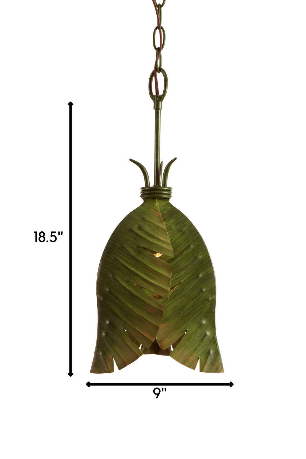 Varaluz Banana Leaf 901M01 Pendant Light - Banana Leaf