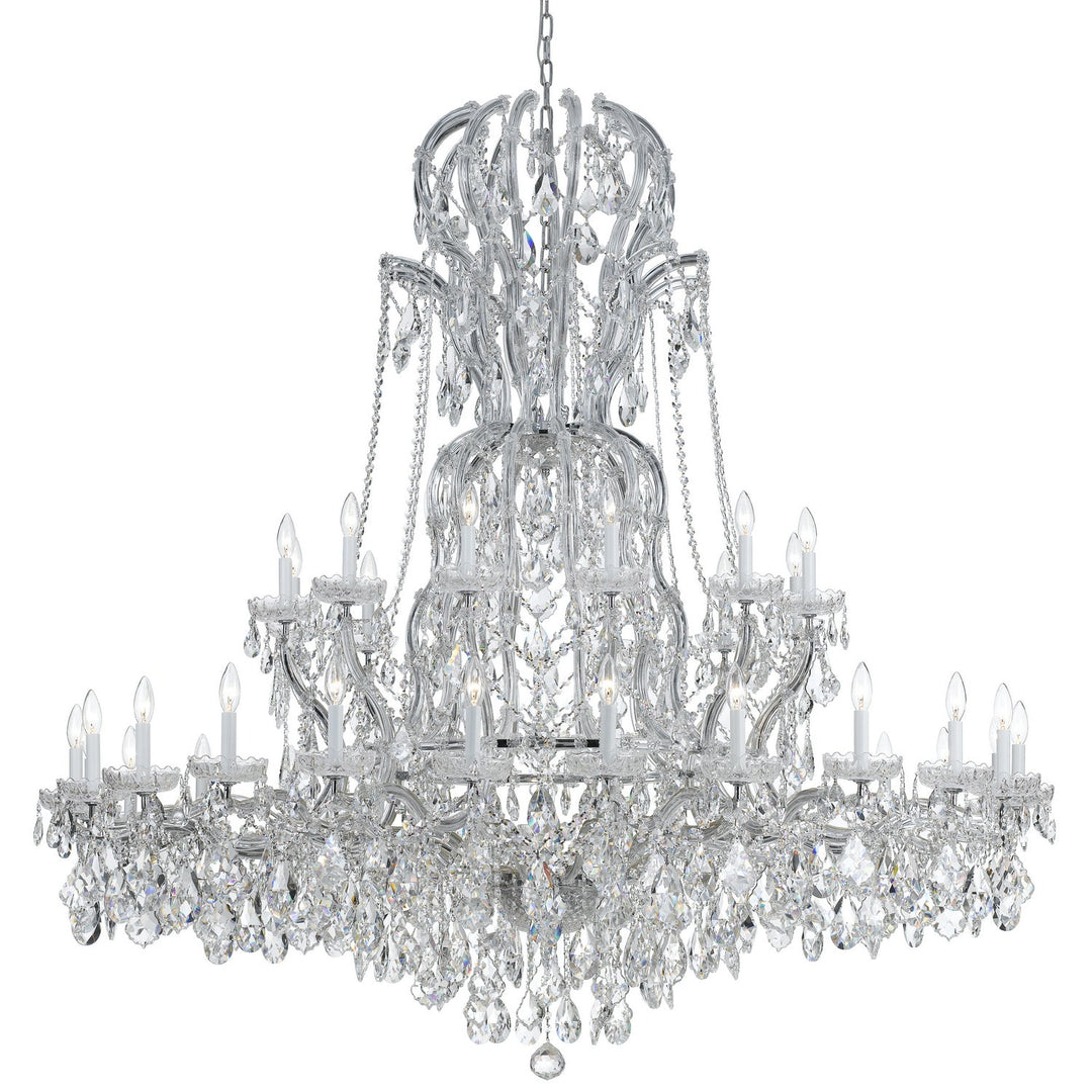 Crystorama Maria Theresa 4460-CH-CL-MWP Chandelier Light - Polished Chrome