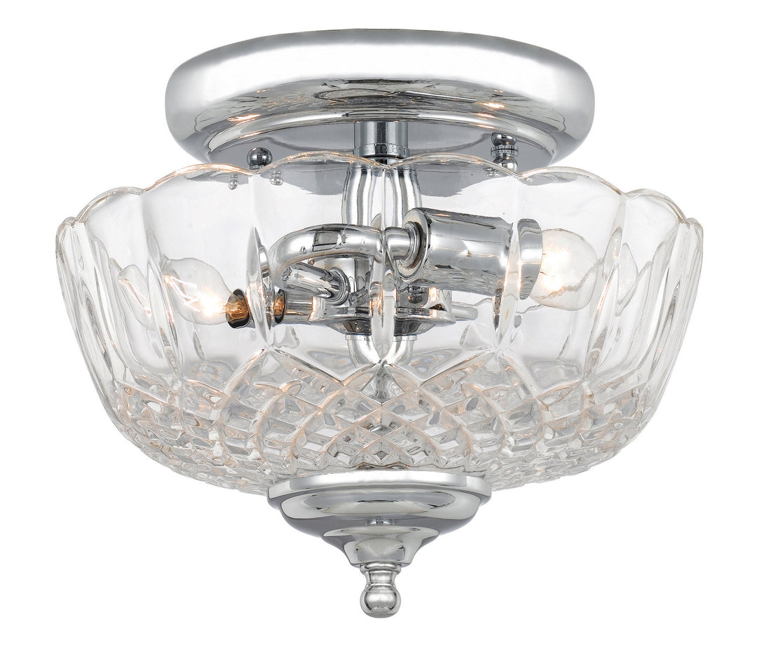 Crystorama Lighting 55-SF-CH Ceiling Mount  Polished Chrome