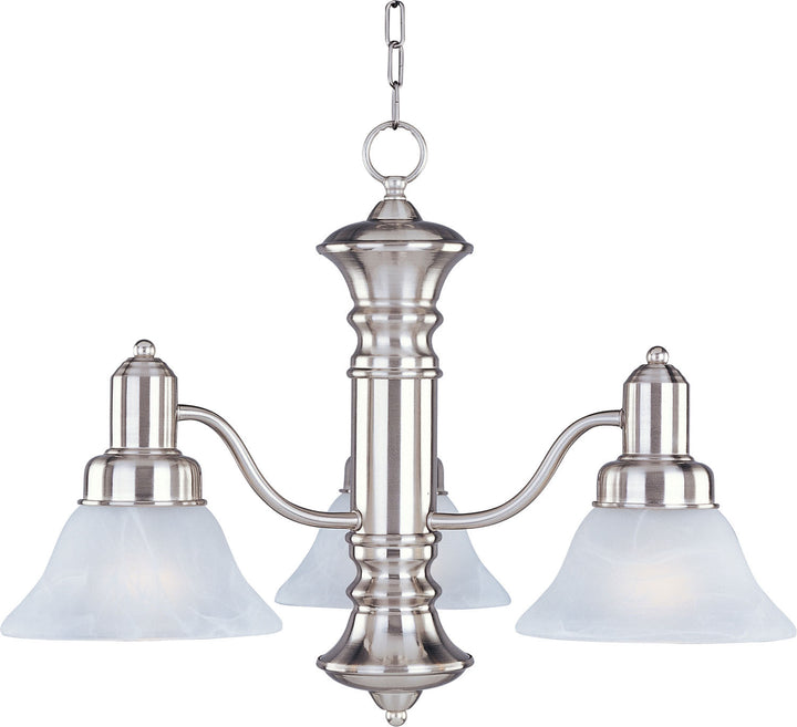 Maxim Newburg 20326MRSN Chandelier Light - Satin Nickel