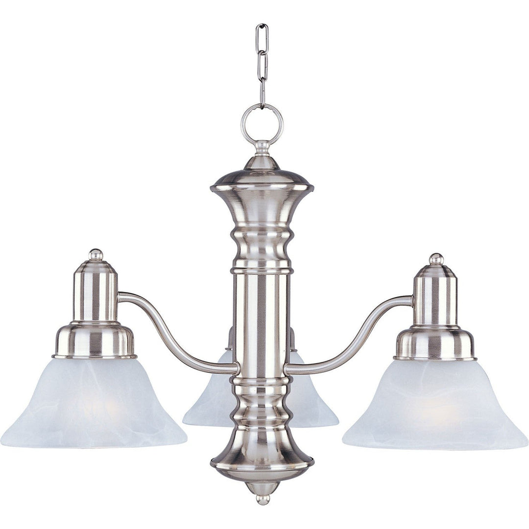 Maxim Newburg 20326MRSN Chandelier Light - Satin Nickel