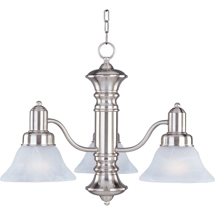 Maxim Newburg 20326MRSN Chandelier Light - Satin Nickel