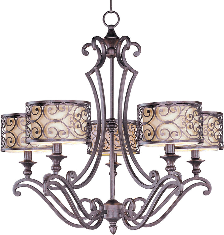 Maxim Mondrian 21155WHUB Chandelier Light - Umber Bronze