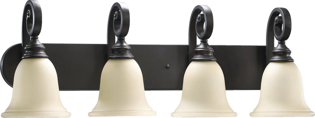 Quorum Bryant 5154-4-86 Bath Vanity Light 32 in. wide - Oiled Bronze