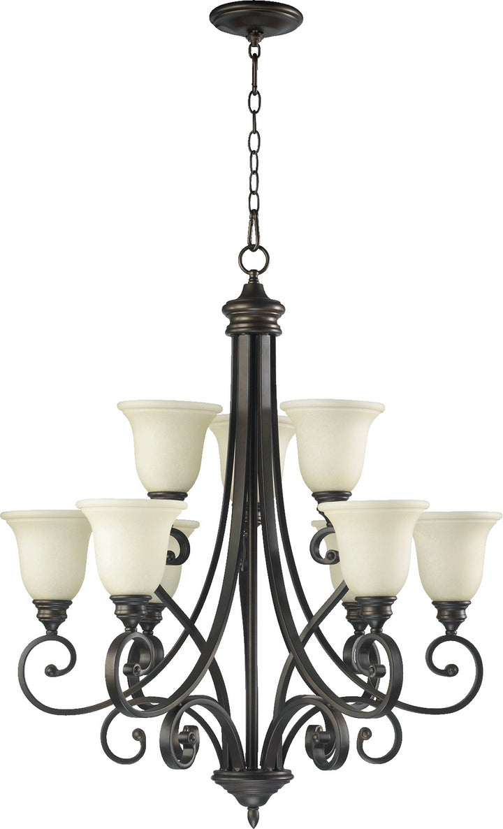Quorum Bryant 6154-9-86 Chandelier Light - Oiled Bronze