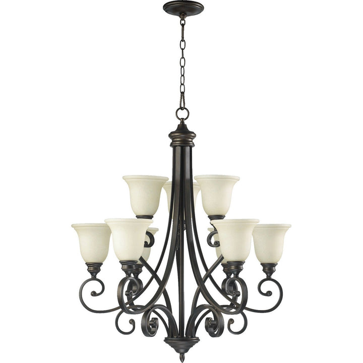 Quorum Bryant 6154-9-86 Chandelier Light - Oiled Bronze