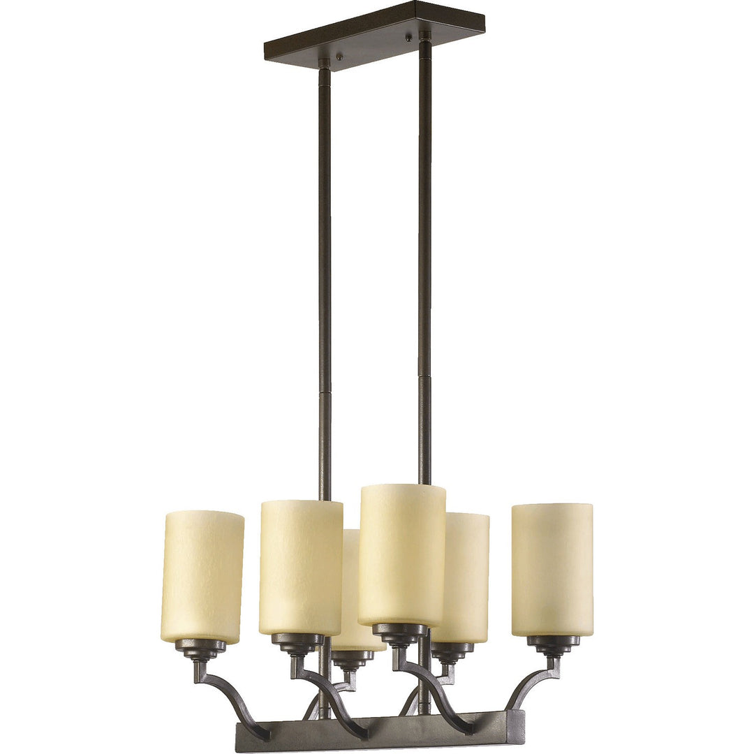 Quorum Atwood 6596-6-86 Pendant Light - Oiled Bronze