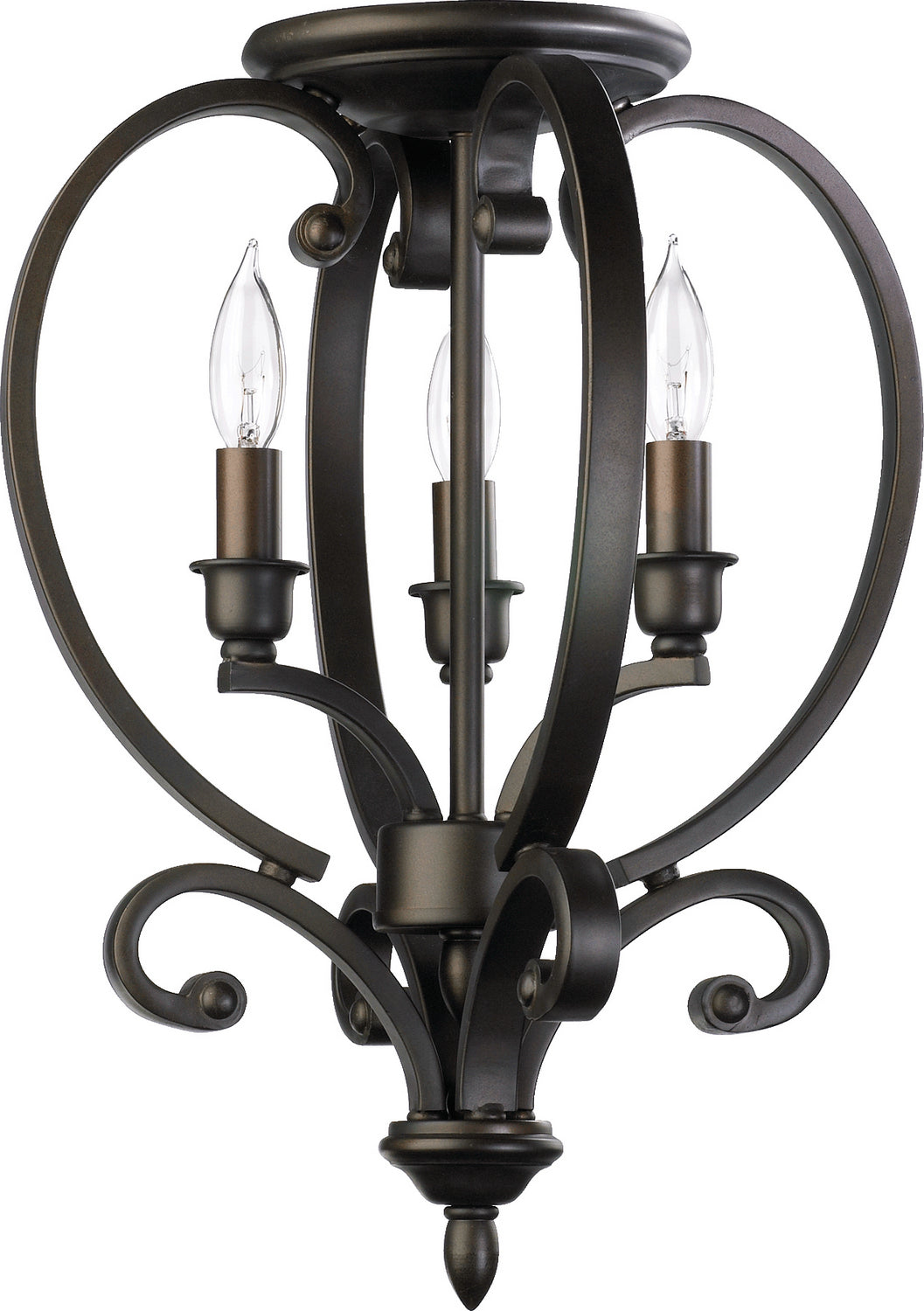 Quorum Bryant 6754-3-86 Ceiling Light - Oiled Bronze